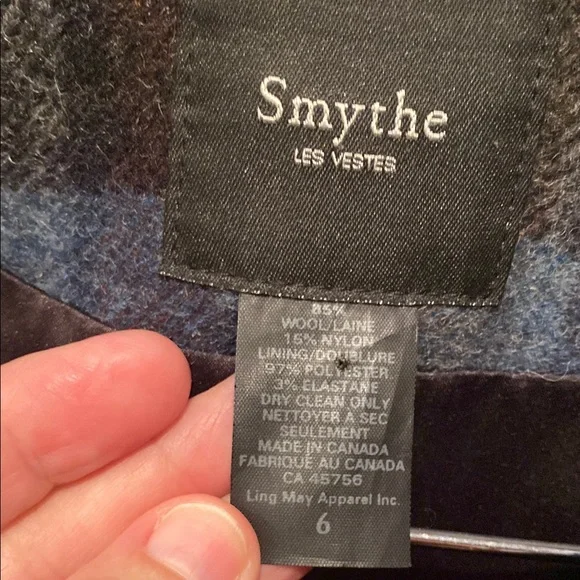 Smythe Multicolor Plaid Blazer- gossip girl size 6 - Picture 10 of 15